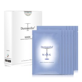 Dermaroller Hydrating Face Mask Sheet - 10 pack with hyaluronic acid matrix and vitamin E for anti-aging skin care and radiant glow 10 Count / 더마롤러 하이드레이팅 페이스 마스크 시트 - 히알루론산 매트릭스일 비타민 E가 함유된 10팩으로 안티에이징 스킨케어 및 빛나는 광채를 선사합니다 10 Count