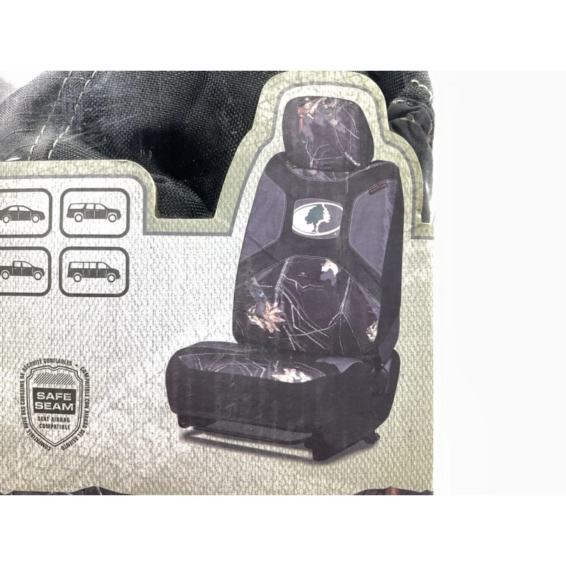 Mossy Oak MSC7012 Low Back Seat Cover - Camo Camouflage
