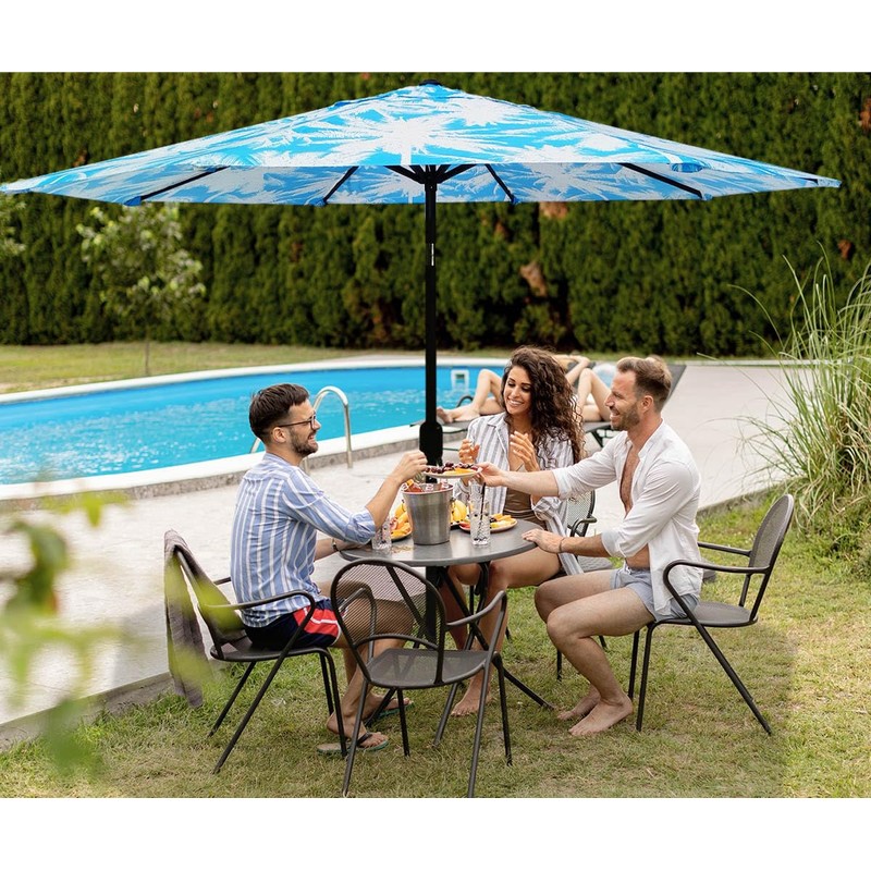 ontheway Patio Umbrella Enhanced Replacement Canopy Market Table 8 Ribs