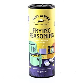 Sout Afrika Frying Seasoning 160g | Premium Artisan Salts & Seasonings | Proudly South African | BBQ, Braai, Air Frying & other cooking | All Natural | Beautiful Packaging | Great Foodie Gift