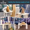 TOYAFUN Cat Window Perch for Indoor Cats - Breathable Cat