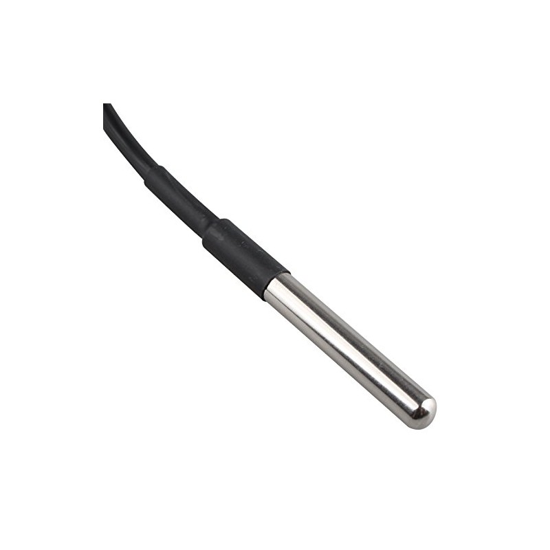 HALJIA Waterproof Temperature Sensor Probe DS18B20-55 °c to +125 °c