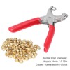 Grommet Hole Pliers Set, Multipurpose Eyelet Rivet Punch Pliers with