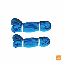 WS 2-Pack 10' BLUE ROUND ENDLESS SLING Crane Wrecker Recovery Winch Lifting Strap