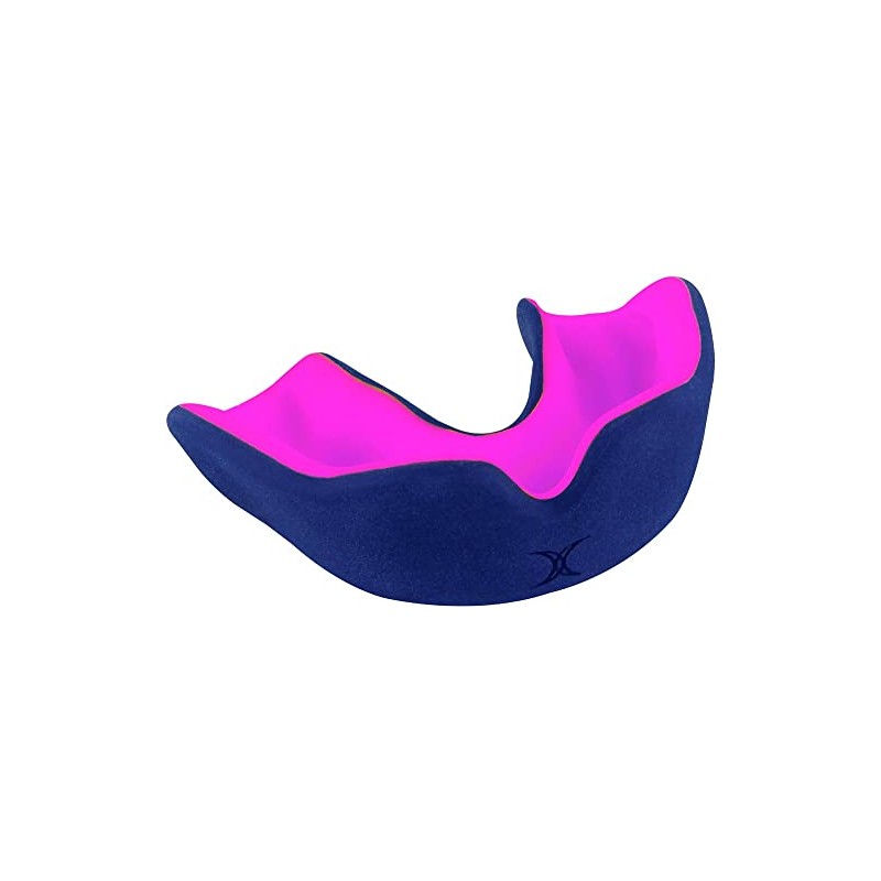Gilbert X Brace DD Mouthguard - Navy/Pink Senior