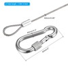 PATIKIL Safety Cable Lock Cable with Snap Hook 5ft 1.5mx2.5mm,