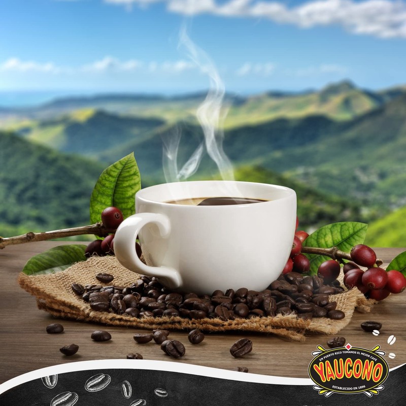 Yaucono Whole Bean Coffee, Arabica Medium Roast, Bagged, 2 Pound