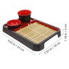 DECHOUS Soba Noodle Plate: 2 Sets Japanese Cold Soba Noodle