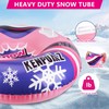 KENPUAZ Inflatable Snow Tube with Durable Fabric Cover – Premium