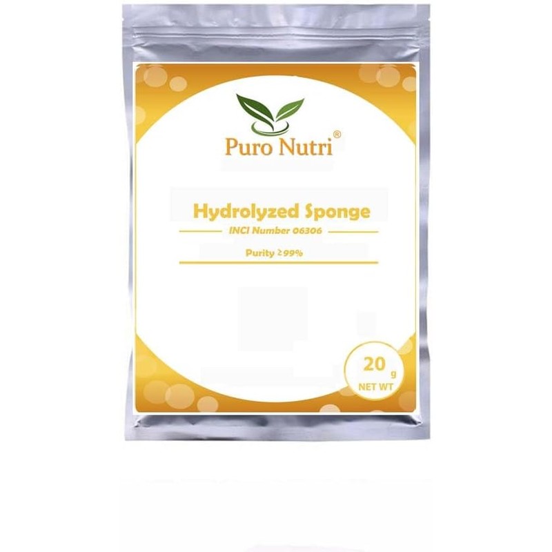 Esponja hidrolizada de agua dulce Spongilla Spicule 99% Acondicionadora de