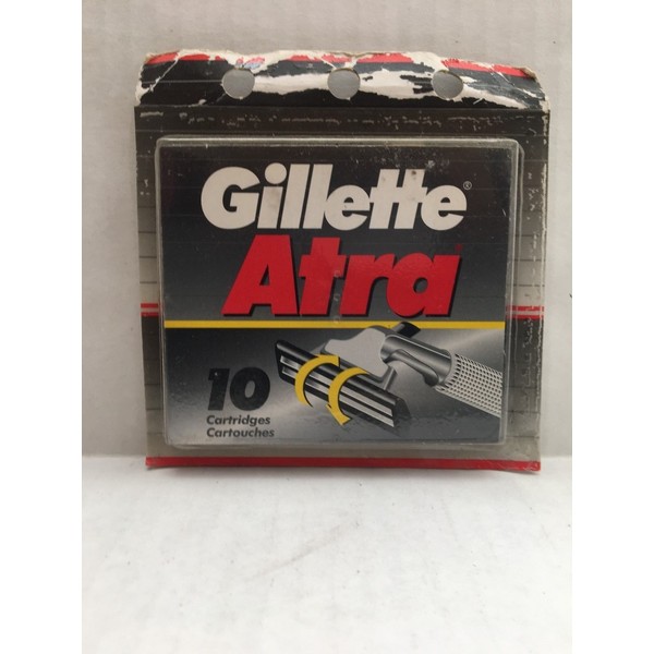 Gillette Atra 10 cartridges   DAMAGED PACKAGE