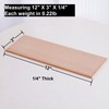 Woho 5 Pack Solid Spanish Cedar Wood Planks for DIY