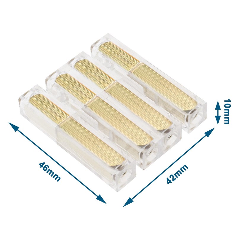 ECSiNG 4 Way Banana Plugs 4mm/4.5mm 4 Way Cable Connector