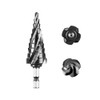 SALI M35 Hss Step Drill [Î¦4-22mm,10 Step] Four Spiral Flute Cobalt Step Drill Bit,6.35mm Hex Shank Step Drill Bit for Metal, Stainless Steel, Aluminum, Wood, Plastic