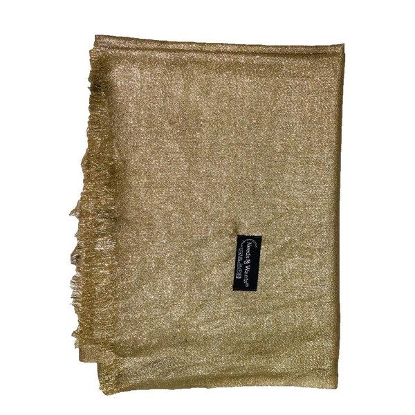Needs & Wants® Women Scarf Shimmer ShinyViscose Hijab Fringe Shawls