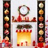 Christmas ball porch sign/Christmas door banner/Happy new year door decor/Winter
