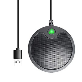 MAONO AU-BM10 USB Conference Microphone, Portable USB Boundary Mic with Noise Cancelling, Light-weight for Desktop or Computer Condenser USB Boundary Microphones