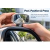 360° Adjustable Blind Spot Mirror for Cars – Wide-Angle Convex