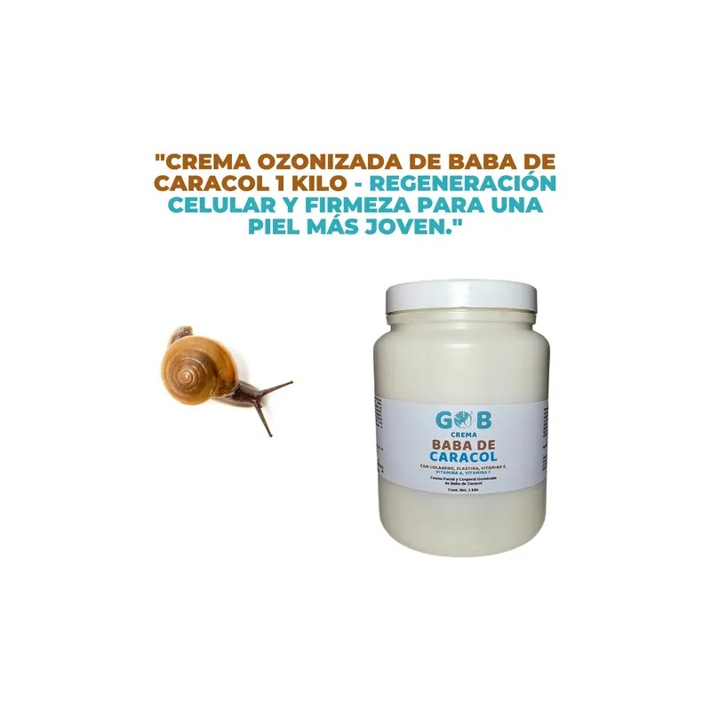 Crema De Baba De Caracol Ozonizada - Gob - 1