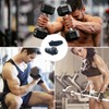 4Pcs Gym Hand Grips for Men Women,Anti Slip Weight Lifting