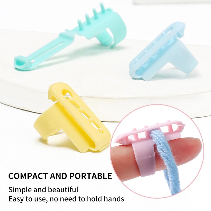 HDGSAFD Pack of 8 Yarn Dividers, Plastic Knitting Tools, Knitting