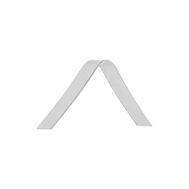 American Metalcraft FS911 Tongs, 0.35" Length x 1.9" Width, Silver