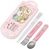 Skater TACC2AG-A Children's Ag+ Antibacterial Trio Set, Chopsticks, Spoon, Fork,