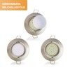 TEVEA Premium LED Recessed Spotlight, 230 V, Swivelling LED Recessed