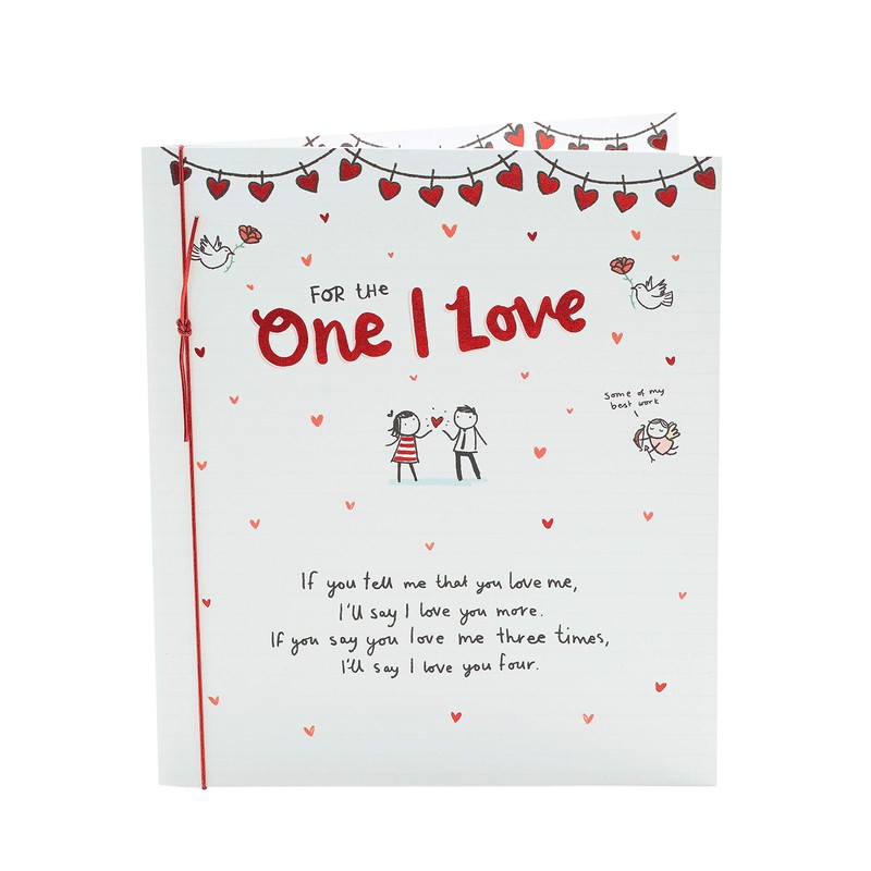 UK Greetings Valentine's Day Card for The One I Love