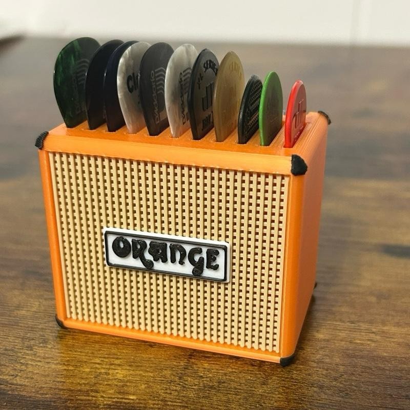 Mini Guitar Amp Pick Holder – 3D Printed, Fits 11