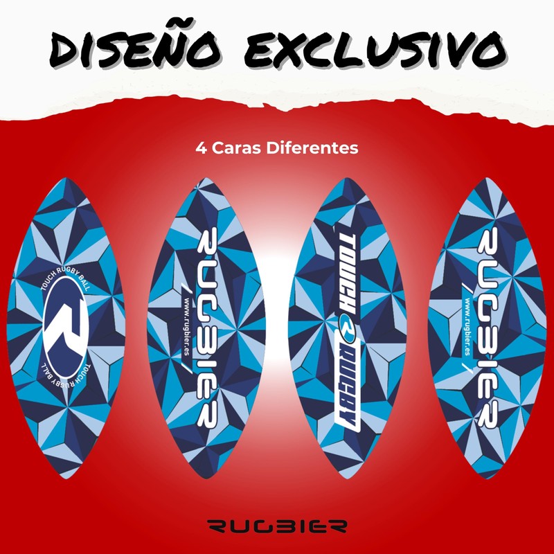 RUGBIER Special Rugby Touch Ball - High End - Training