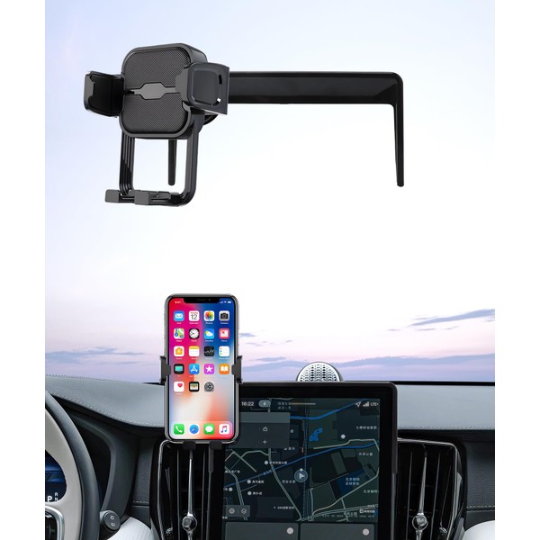 Masergogo Car Phone Holder for 2025-2026 Volvo XC60/XC90, 360° Rotation,