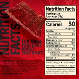Jack Link's Teriyaki Beef Jerky Multipack - (5 Pack) 0.625 oz Bags - Ready to Eat Real Meat Protein Snacks - 7g Protein per Serving - Made with 100% R