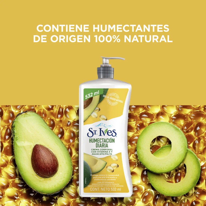 Ives Crema Corporal Hidratación Diaria Vitamina 532ml