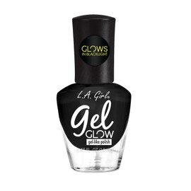 L.A.girl Gel Glow Nail Polish 0.47 oz- 8 Colors, No UV Light Needed, Gel like Finish Polish (Rated R)