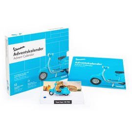 FRANZIS Vespa Advent Calendar | In 24 steps to the Vespa 150 under the Christmas tree | 14 years and older