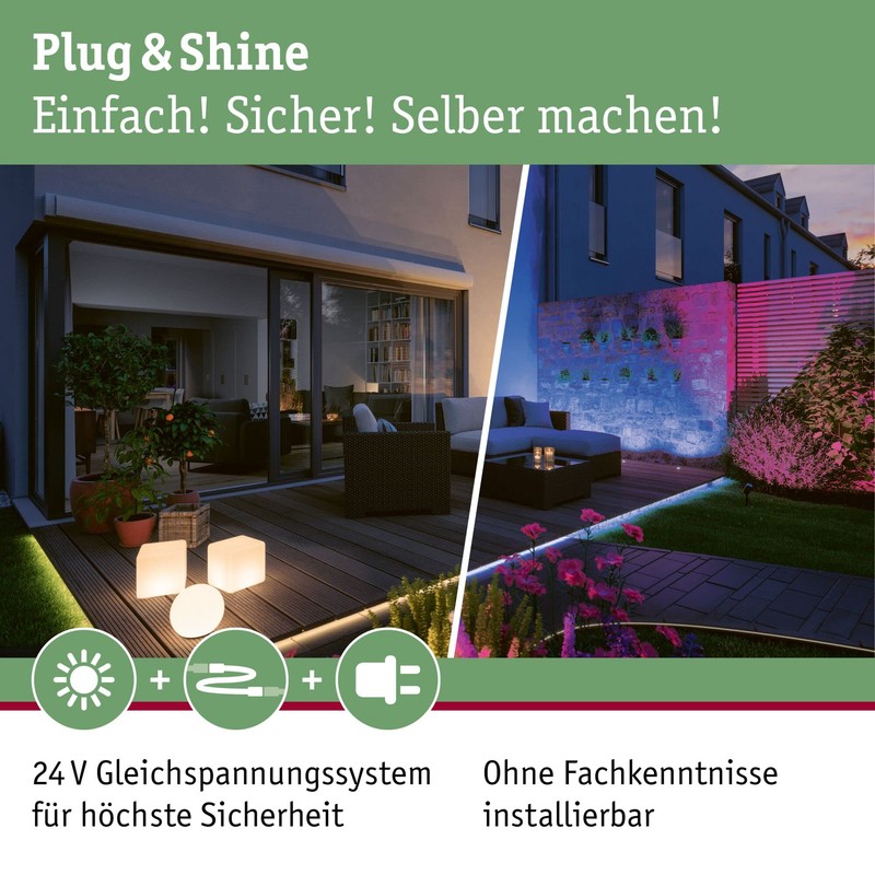 Paulmann Mini Poller 94323 Plug & Shine LED Outdoor Light