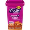 Viactiv Calcium + Vitamin D Supplement Soft Chews, Caramel, 100