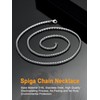 U7 Stainless Steel Wheat Chain, 3 / 6 / 9