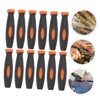 DOITOOL 12pcs Ergonomic Rubber File Handle Compatible Woodworking Tools Non-