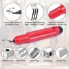flintronic Universal Deburring Tool with 10 Replacement Blades, 360° Rotating