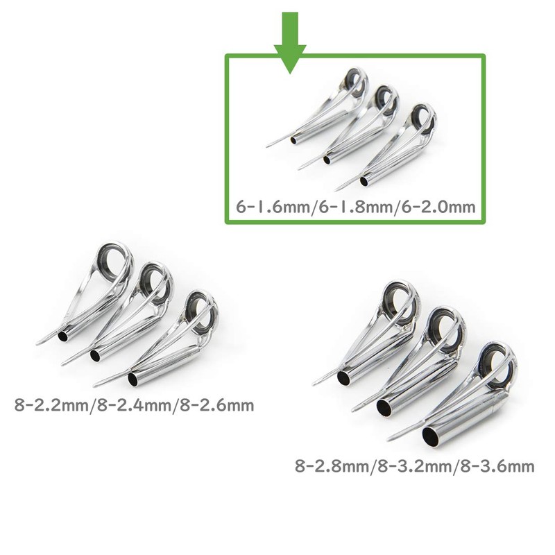 Top Guide Rod Guide Spool Stainless Fishing Rod Tip Repair