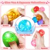 24 Pack Valentine's Day Cards with Squeeze Balls, Valentines Cards