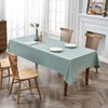 BALCONY & FALCON Jacquard Imitation Linen Rectangular Waterproof Tablecloth Used