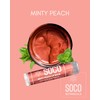 SOCO Botanicals Organic Tinted Lip Balms (Minty Peach)