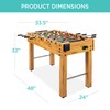 Best Choice Products 48in Competition Sized Foosball Table, Arcade Table