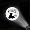 SINMAO Alarm and Video Surveillance Sign 10 cm Video Surveillance