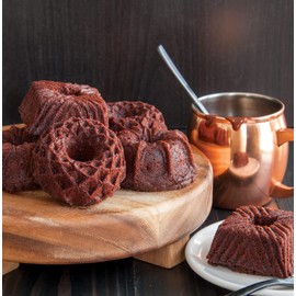 Nordic Ware Geo Bundtlette, 3.5 Cups , Gold