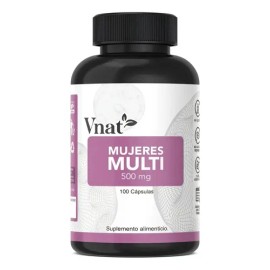 Vnat - Multivitamínico Mujer Vnat 100 Cp Colágeno Cabello Piel Uñas - Top Quality