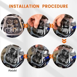 Unbranded 1.3 Ratio Stamped Steel Rocker Arms Kit for Honda GX160 GX200 Predator 212cc